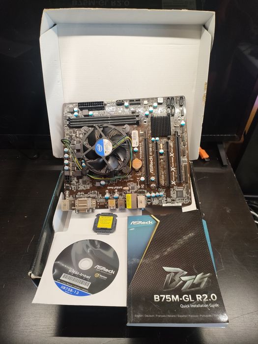 B75M-GL R2.0 + i5 2400s + chłodzenie