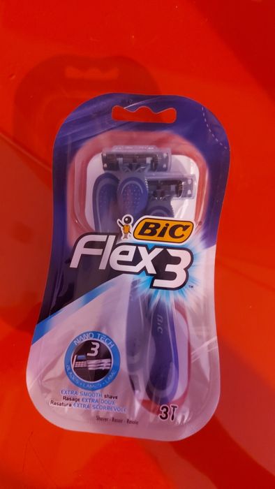 Bic Flex 3 — 3 шт, нові, нерозпаковані