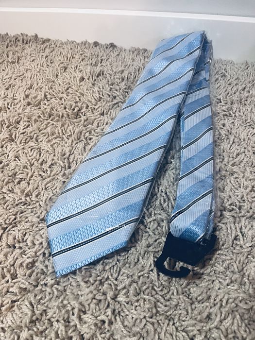 Blekitny krawat meski nowy