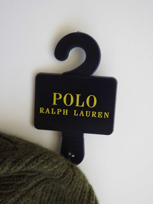 Новая шапка POLO Ralph Lauren 100%оригинал шерсть унисекс США хаки