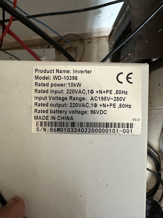 Bateria+inversor solar