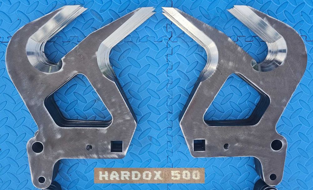 Nóż noże hakowe przystawki Krone Easy Collect w całości z Hardox500