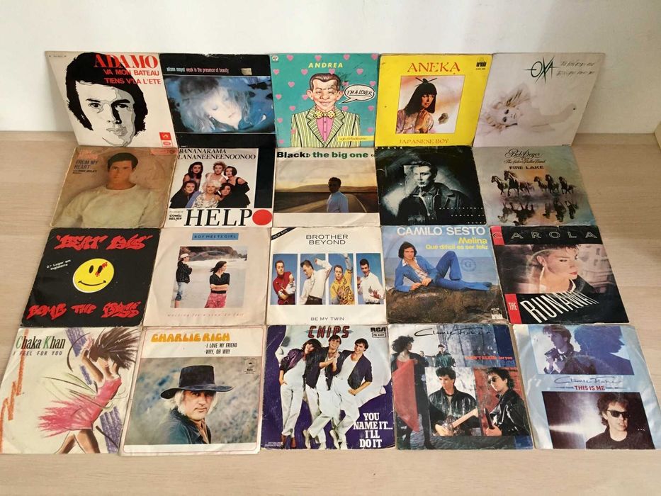 Discos de vinil singles - 2€ cada