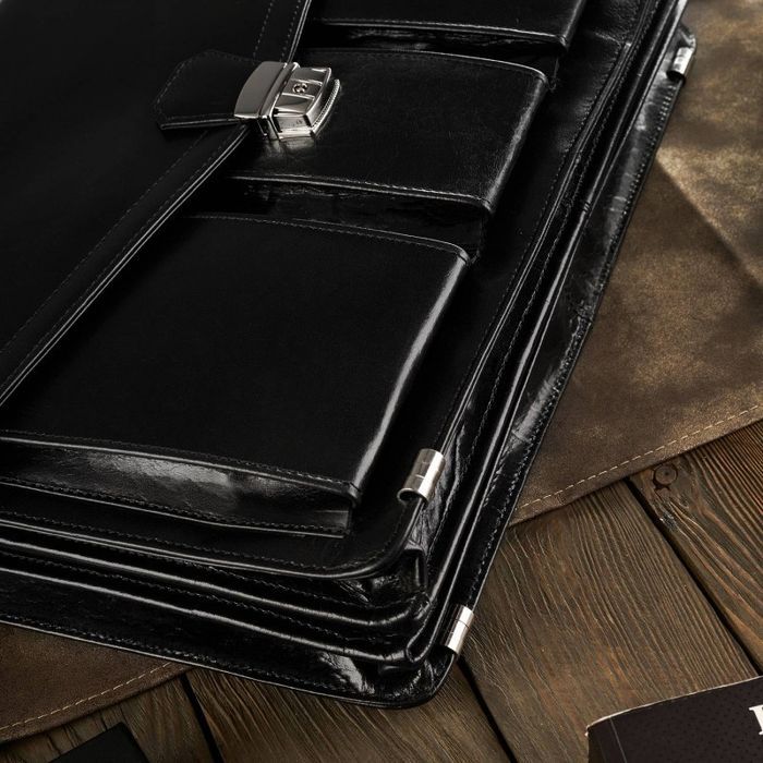 Skórzana teczka męska Paolo Peruzzi T-80-BL