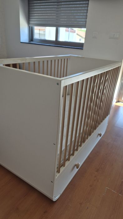 Berço IKEA Myllra (novo 349€)c/ colchão Zippy