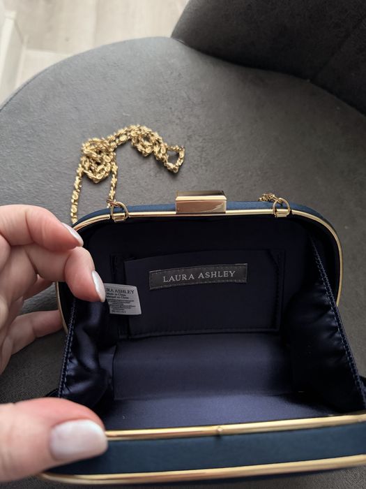 Клатч темно синій