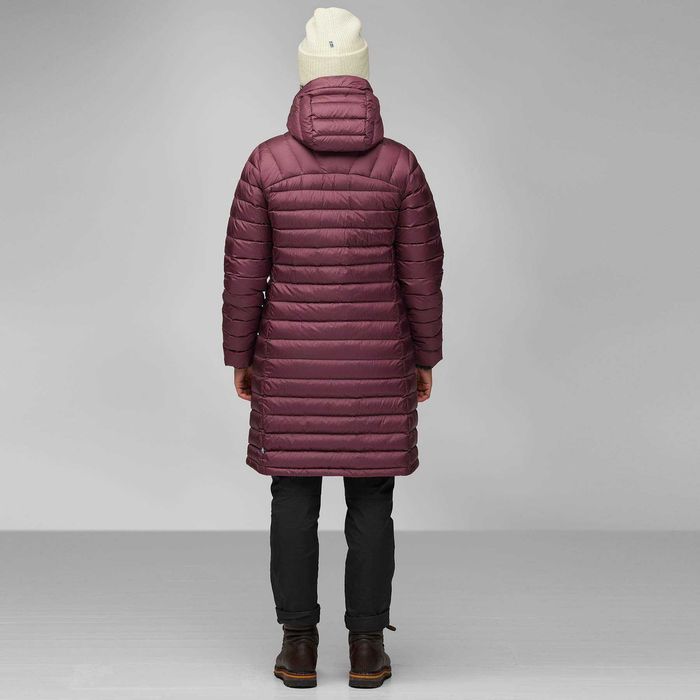 Kurtka FJÄLLRÄVEN Parka Snow Flake W Damska Puchowa Kaptur Dark Navy M