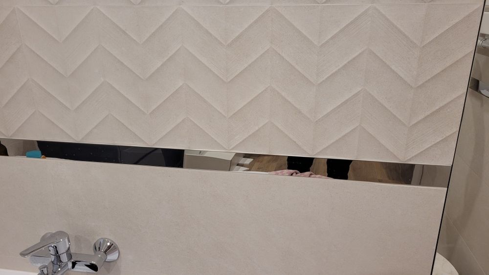 Listwa dekoracyjna, profil srebrna chrom