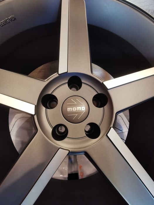 Легкосплавний диск MOMO Stealth R20 8,5J 5x112 ET35 DIA79,6 Mag Matt Anthracite Polished Arrow