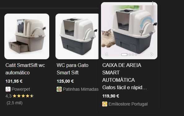 WC automático para Gatos