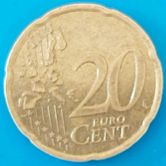 20 Cêntimos de 2002 Letra D,  da Alemanha