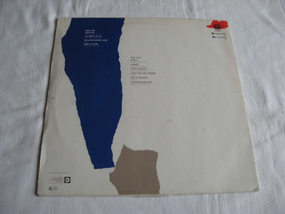 Пластинка виниловая Genesis " Abacab " 1981  Germany