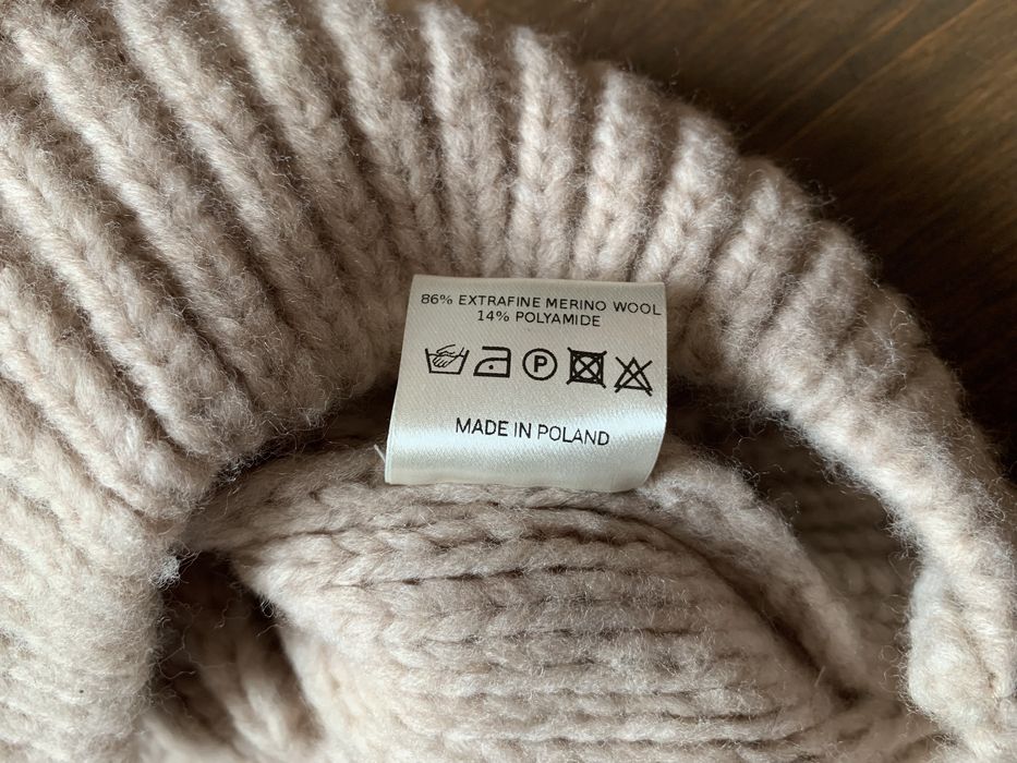 Sweter wełniany Zara rozmiar M oversize Masthew