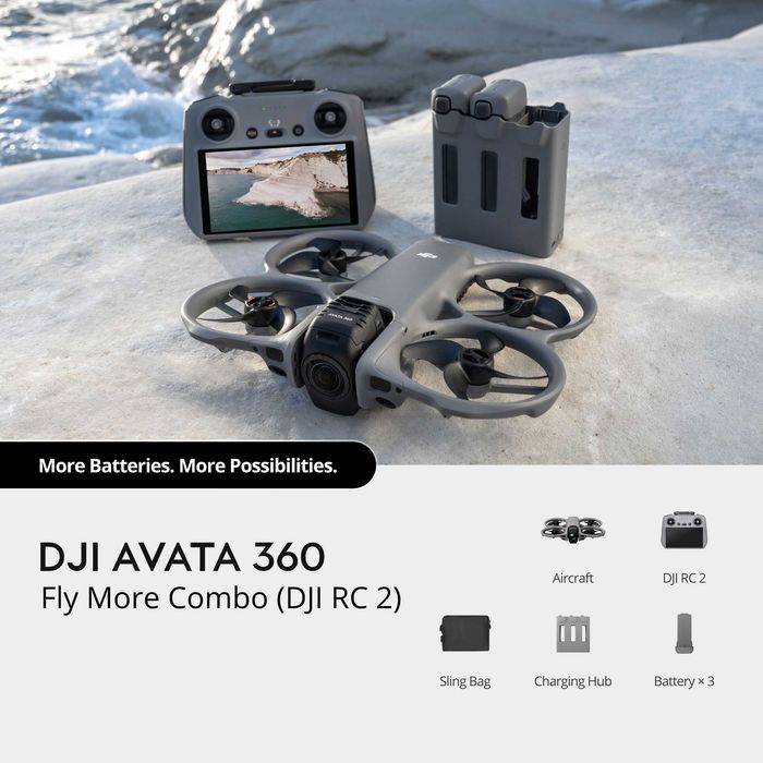 DJI Avata 360 | Fly More Combo | DJI RC 2 | SELADO | 3 ANOS DE GARANTIA