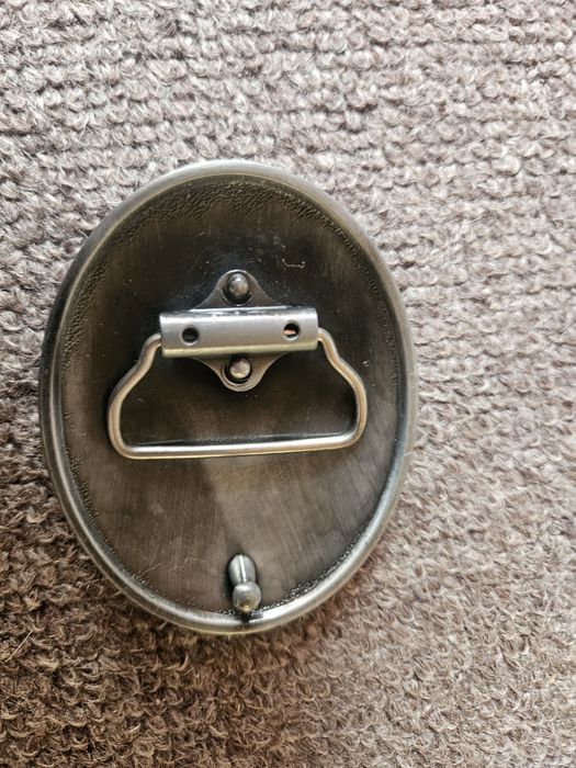 Nowa klamra metalowa kowbojska USA Texas Western