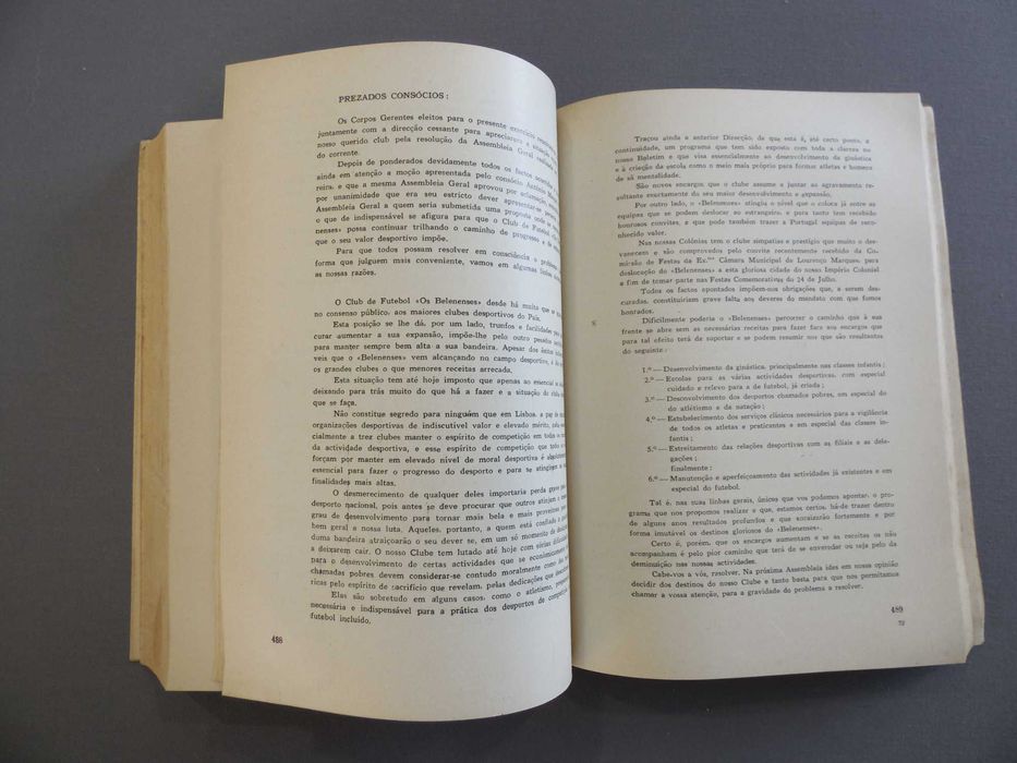 Livro Factos, Nomes e Números da História de "Os Belenenses"