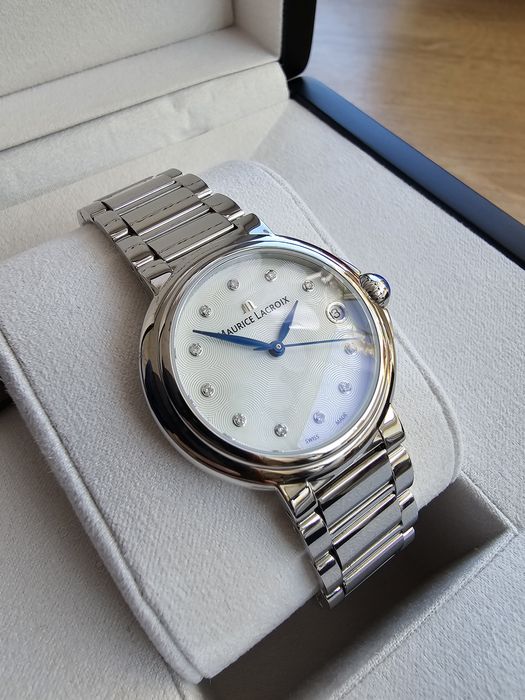 Maurice Lacroix Fiaba FA1004 z diamentami