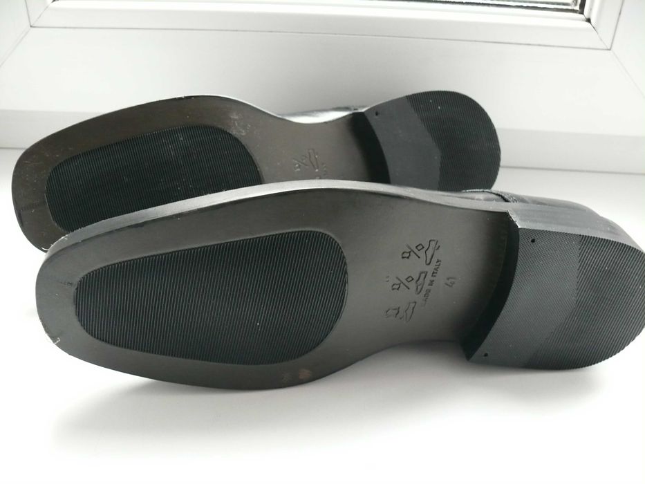 Nowe półbuty męskie garniturowe typu Derby skóra 100% roz.41