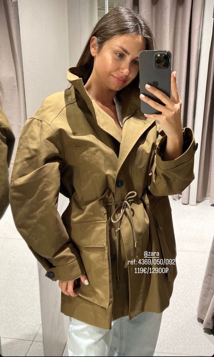 Парка Zara тренч Zara