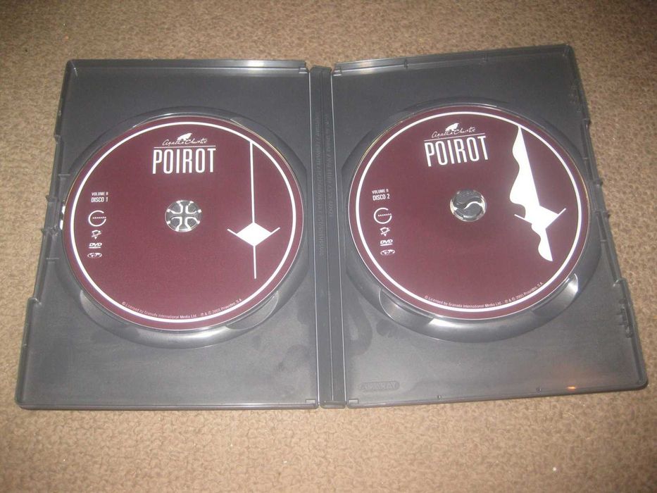 "Poirot: Os Filmes, Volume II" de Agatha Christie/ 2 DVDs/Slidepack!