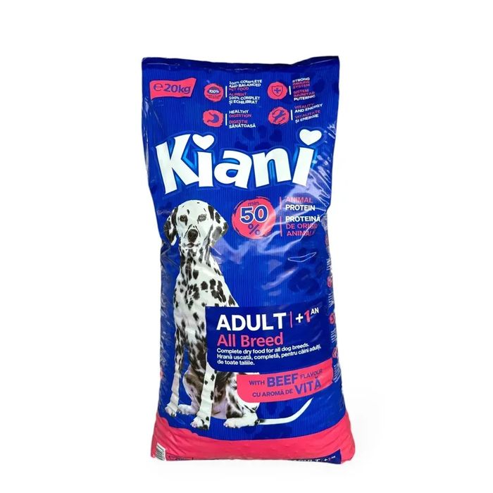 Сухой корм Kiani 20 кг для собак / сухий корм Кіані 20 кг, Яловичина !