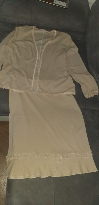 Kostium xxl z dzianiny