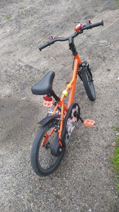 B'TWIN Rowerek Dziecięcy 16" – Pomarańczowy