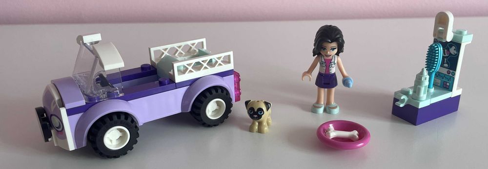 Конструктор Lego Friends (Пересувна ветклініка Емми) 41360 + Браслет Lego Dots («Цікаві звірята» (41901)