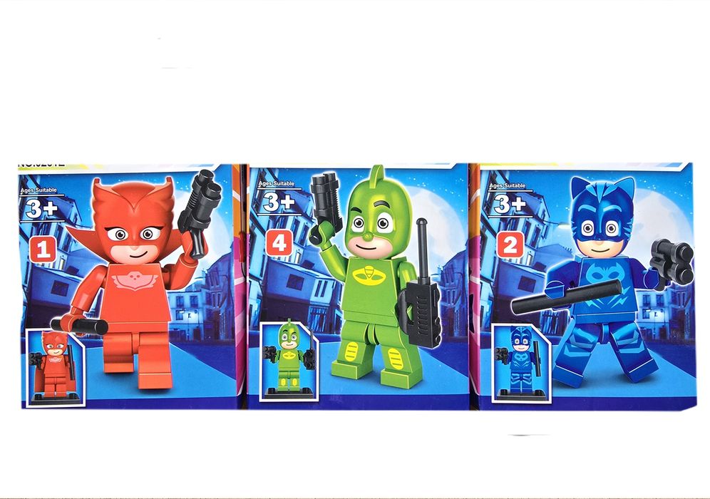 Nowe klocki figurki pidżamersi figurka piżamersi kompatybilne z Lego