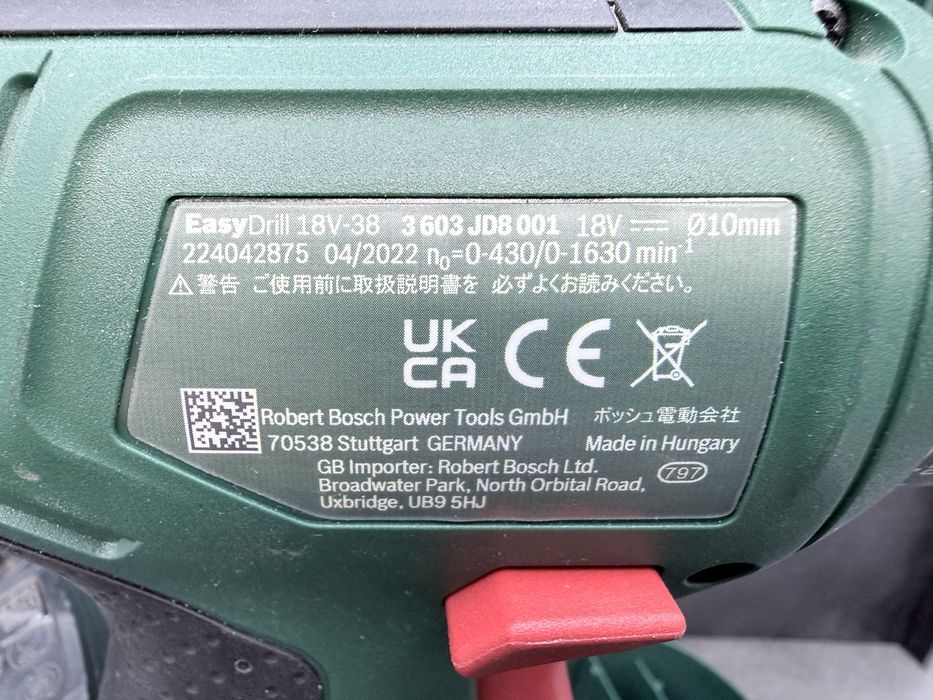 Bosch Wiertarko-wkrętarka akumulatorowa EasyDrill 18V-38/2*Aku2.5Ah