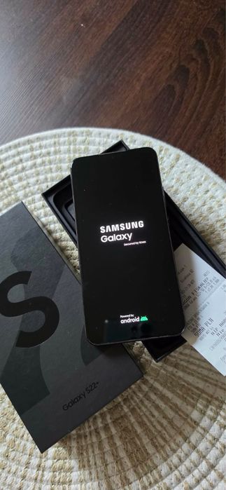 Samsung S22 Plus + 128GB czarny stan idealny