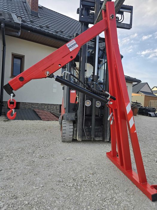 Podnośnik do BIGBAG z chwytakiem do drewna nowy dostawa