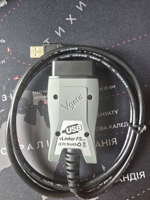 Діагностичний сканер OBD2 Vgate VLinker FS для FORScan (Ford, Mazda)