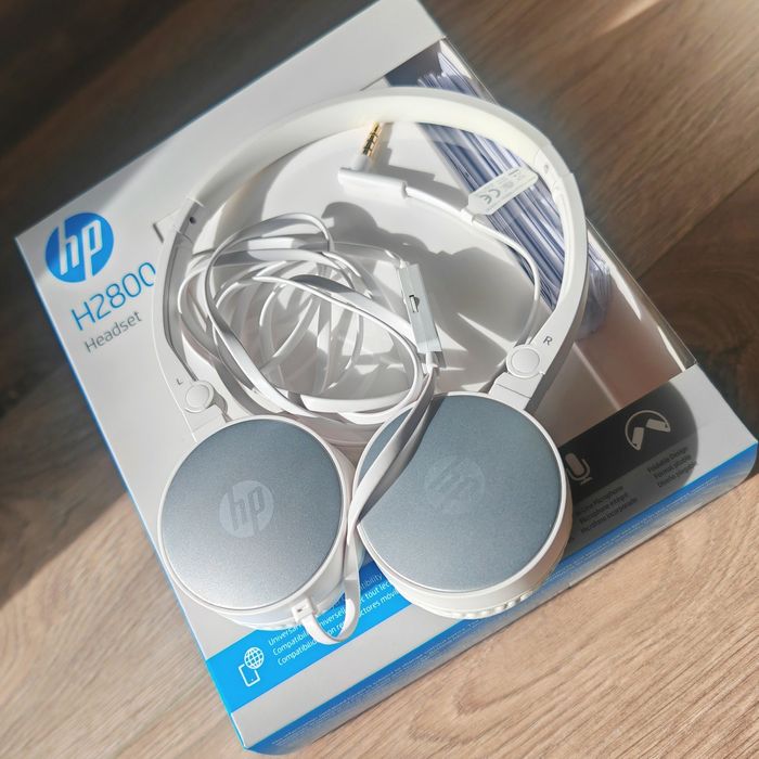 Headset phones on ear hp h2800 novos