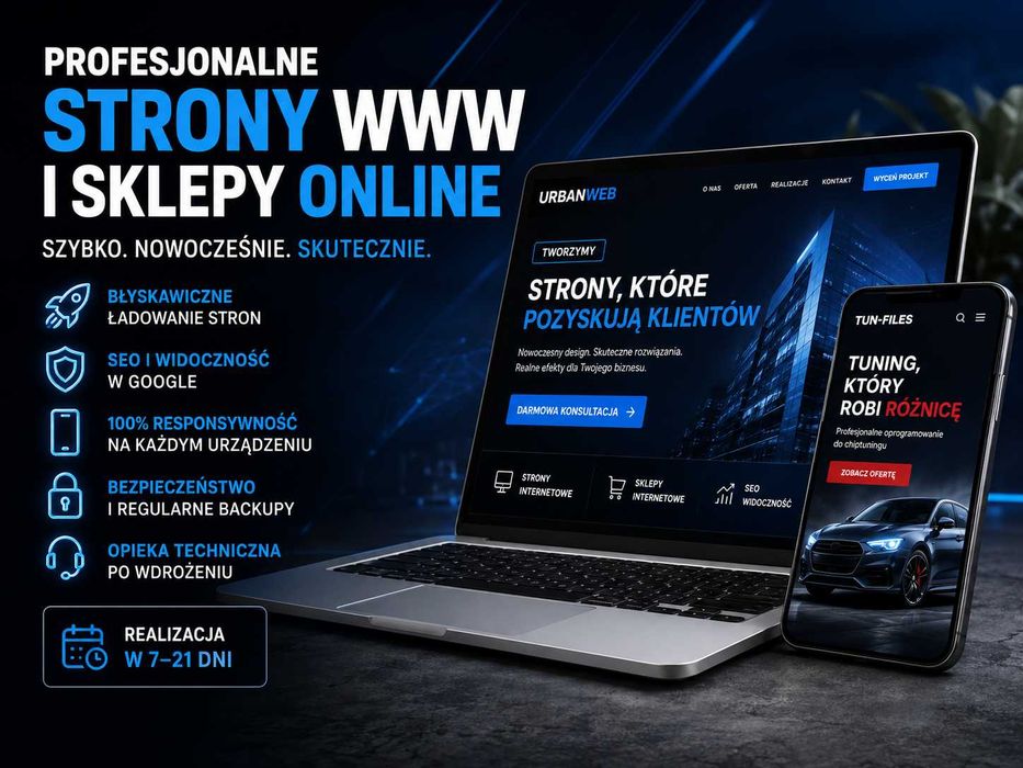 Profesjonalne Strony Internetowe i Sklepy WooCommerce | WordPress | FVAT | Portfolio