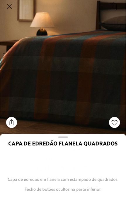 (Cama 90cm: 150 × 220 cm) Capa De Edredão Flanela Quadrados Zara Home