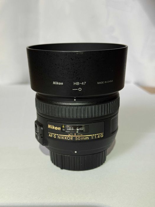 obiektyw Nikkor AF-S 50mm f/1.4G super stan!