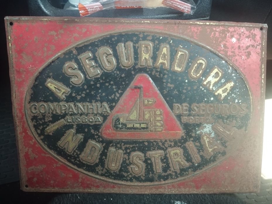 Chapa seguros antiga