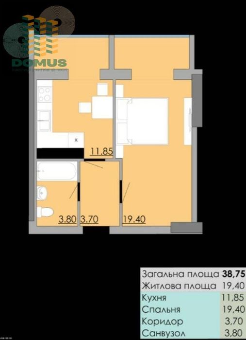 1-room apartment apartment by the address st. Mayskiy 3 y per (area 39 m²) - Atlanta.ua - photo 6