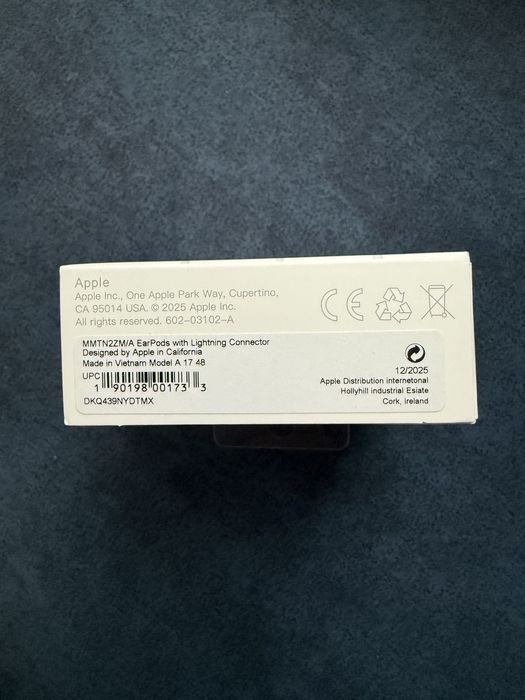 Earpods lightning Навушники провідні нові оригінальні є з чеком