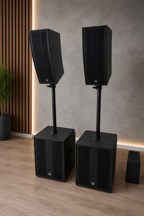 Nagłośnienie nie Rcf Qsc Audiophony Mojo curve 2200
