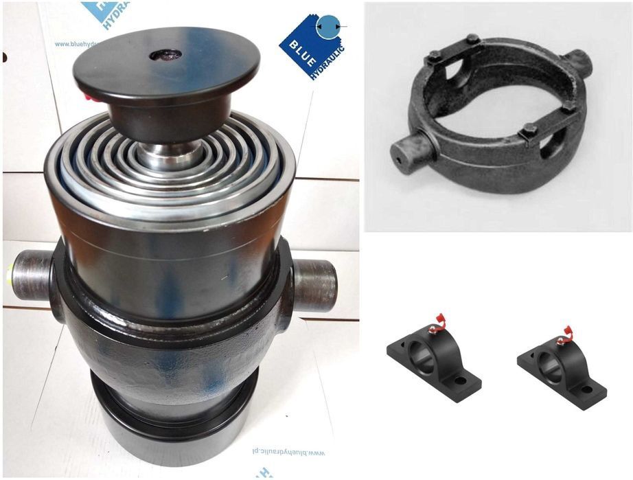 Siłownik Hydrauliczny Podskrzyniowy Wywrotu, kipra  5 sekcji 1240 mm