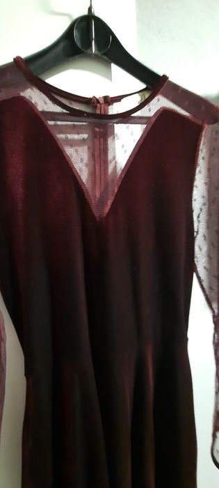 Vestido bordeaux