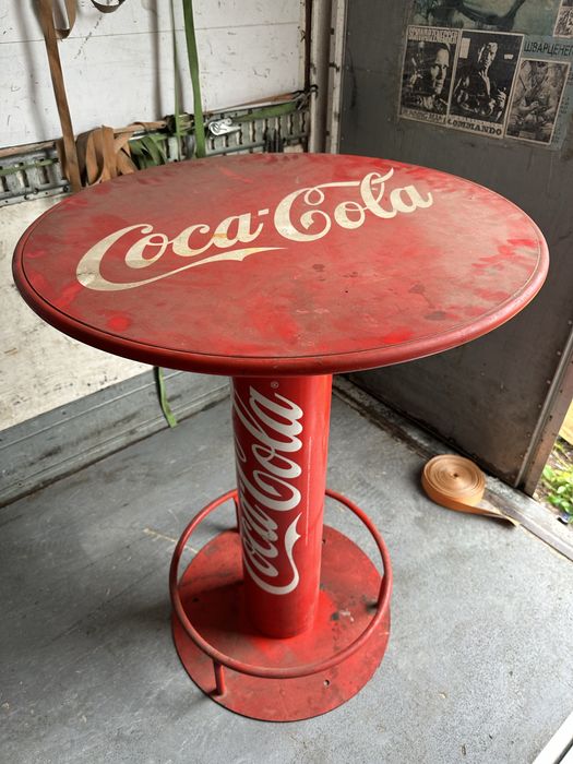 Стол барный столик уличный coca cola