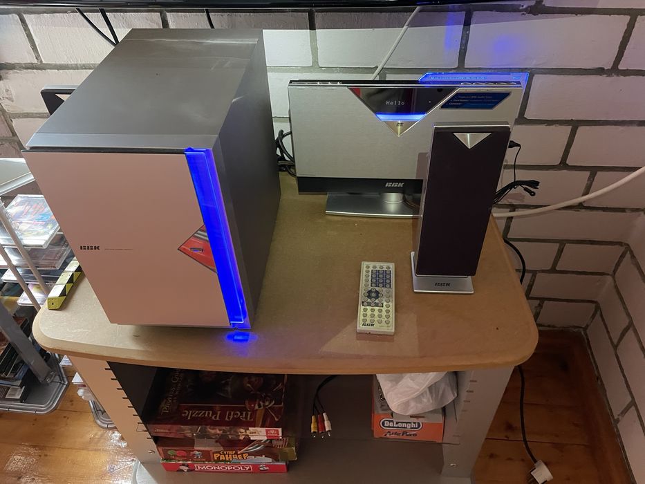 Мини домашний кинотеатр ВВК dvd mini combo abs551t