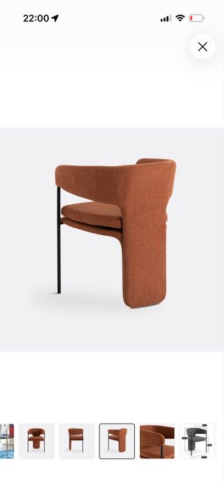 2 Cadeirões/Cadeiras – La Redoute (Terracota) | Design Moderno