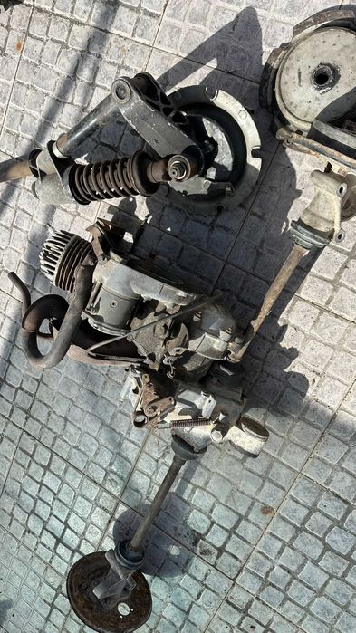 MOTOR APE 50 + Diferencial e suspensão frente