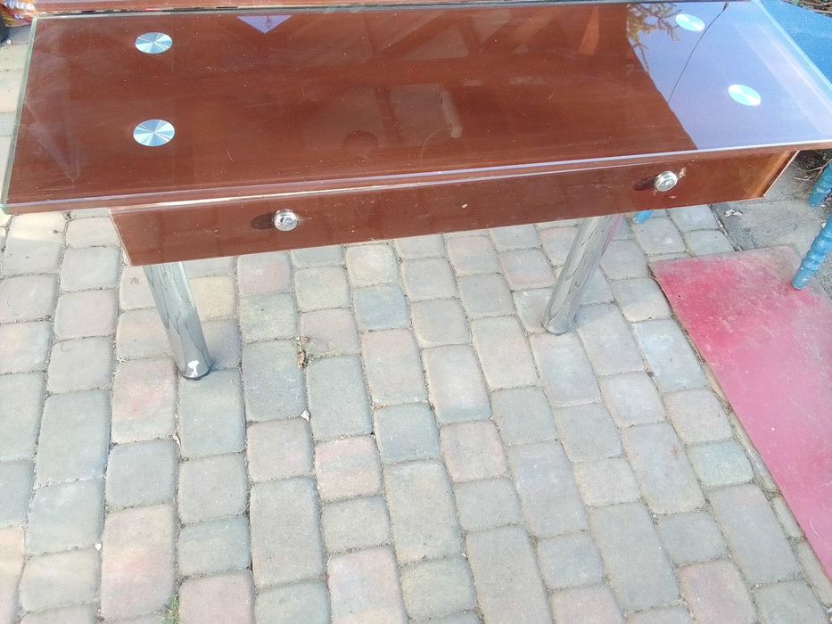 Stół szklany 120 x 80 rozsuwany