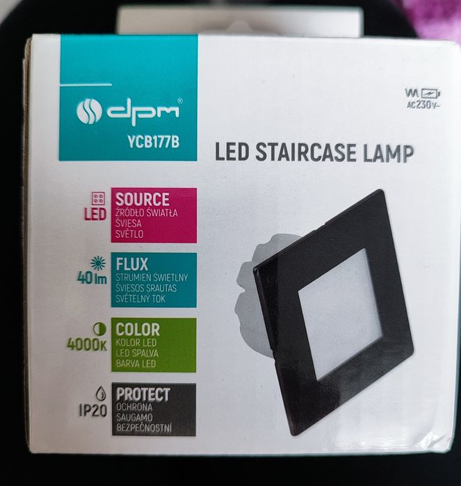 Lampki LED na schody