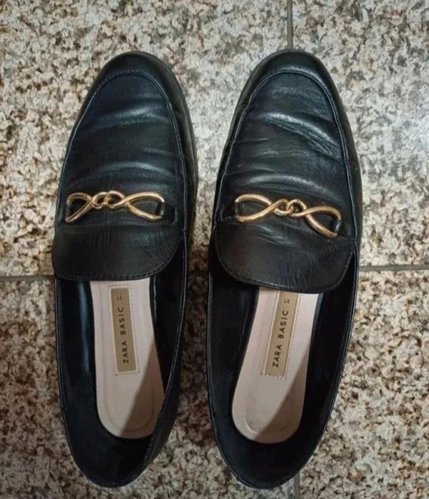 Loafers pretos da Zara